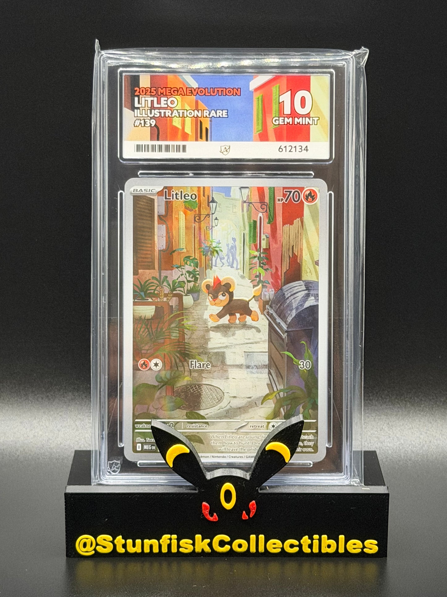 Litleo Illustration Rare - Ace 10 139/132 - Mega Evolutions