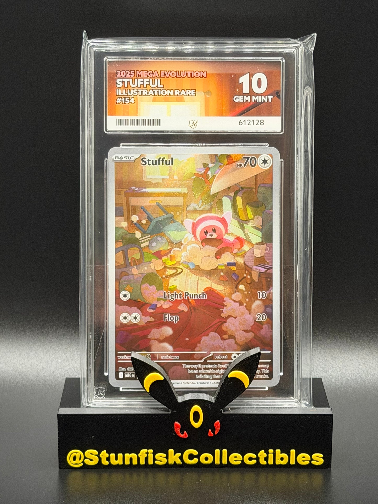 Stufful Illustration Rare - Ace 10 154/132 - Mega Evolutions - Perfect Subgrades