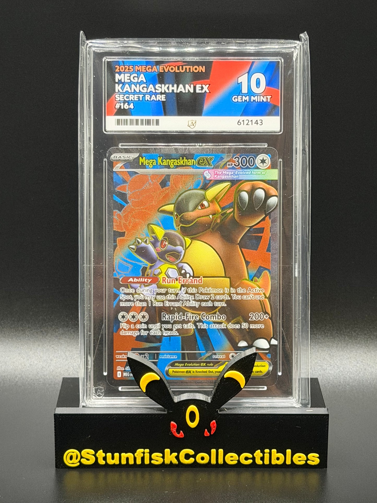 Mega Kangaskhan Ex Full Art - Ace 10 164/132 - Mega Evolutions - Perfect Subgrades