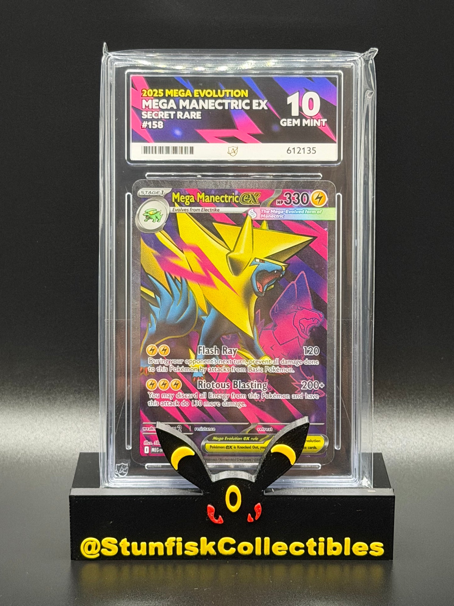 Mega Manectric Full art - Ace 10 158/132 - Mega Evolutions