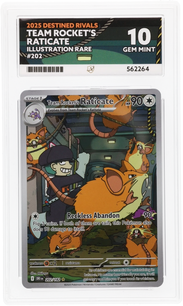 Team Rockets Raticate - Ace 10 202/182 - Destined Rivals