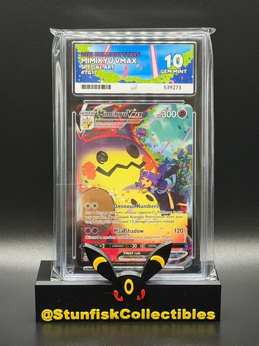 Mimikyu Vmax Special Art - Ace 10 TG17/TG30 - Brilliant Stars - Perfect Subgrades