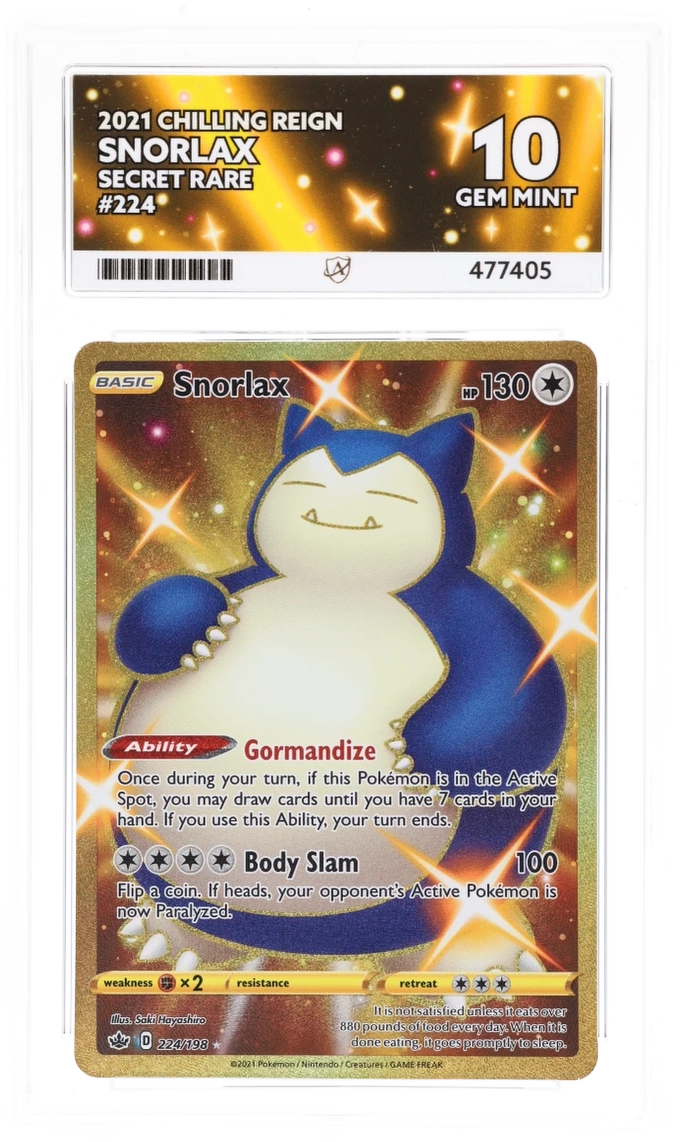 Snorlax - ACE 10 224/198 - Chilling Reign