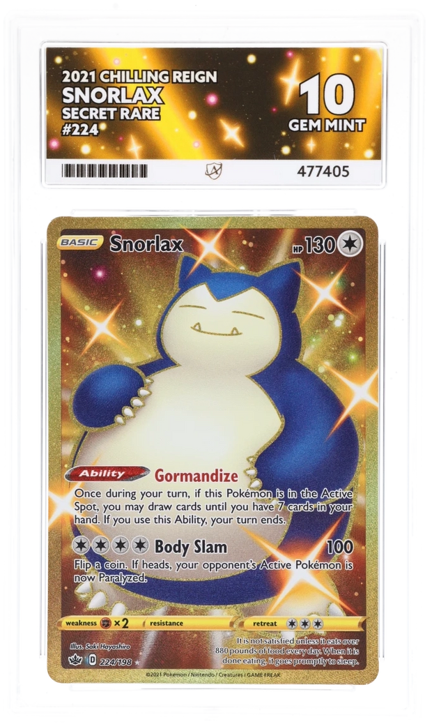Snorlax - ACE 10 224/198 - Chilling Reign