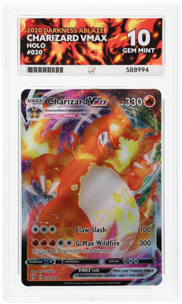 Charizard Vmax - Ace 10 020/189 - Darkness Ablaze