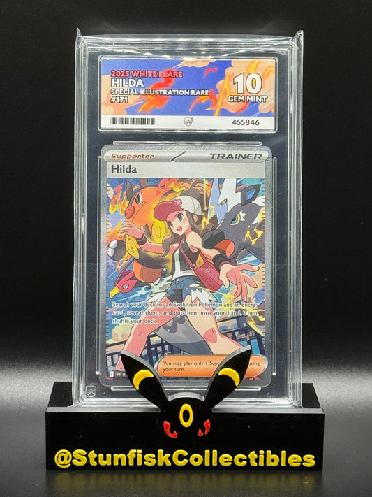 Hilda Trainer SIR - ACE 10 171/086 - White Flare - Perfect Subgrades