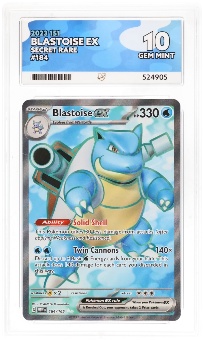 Blastoise ex - ACE 10 184/165 - 151