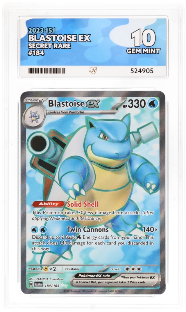 Blastoise ex - ACE 10 184/165 - 151
