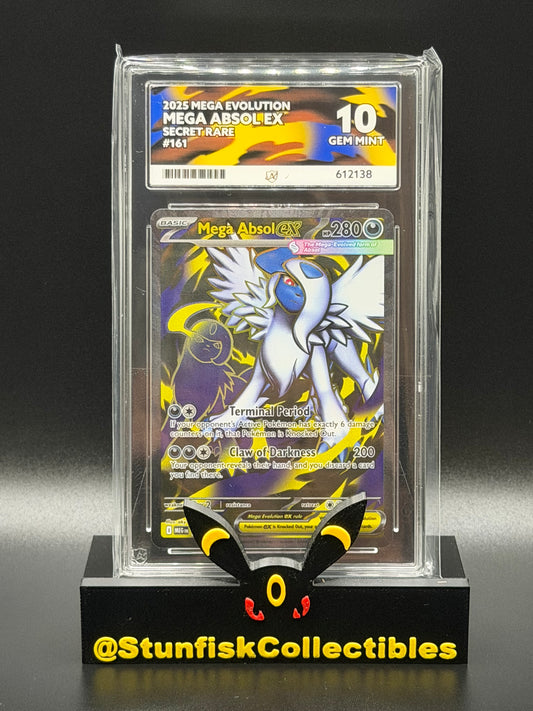 Mega Absol Full Art - Ace 10 161/132 - Mega Evolutions - Perfect Subgrades
