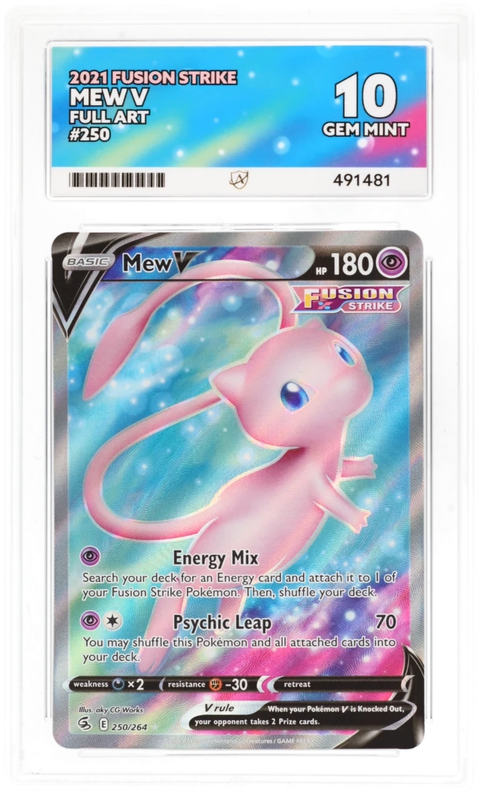 Mew V - ACE 10 250/264 - Fusion Strike - Perfect Subgrades
