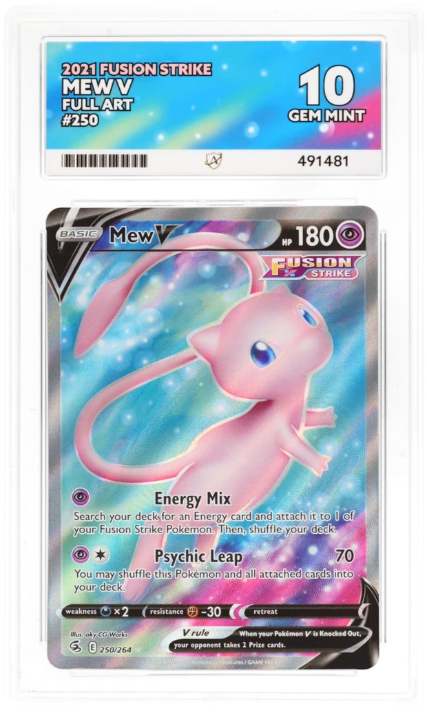 Mew V - ACE 10 250/264 - Fusion Strike - Perfect Subgrades