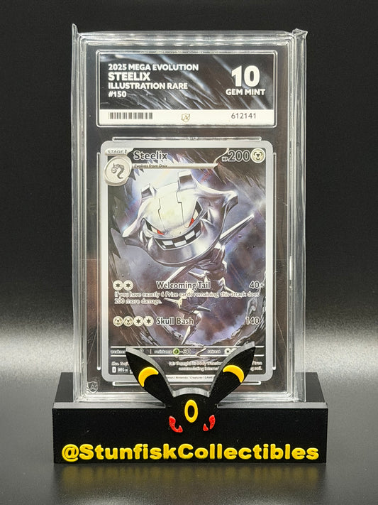 Steelix Illustration Rare - Ace 10 150/132 - Mega Evolutions - Perfect Subgrades