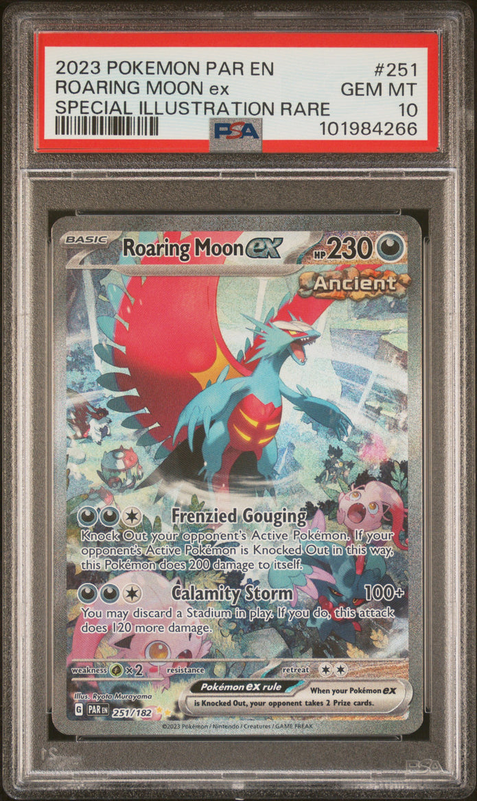 Roaring Moon ex  - PSA 10 251/182 - Paradox Rift