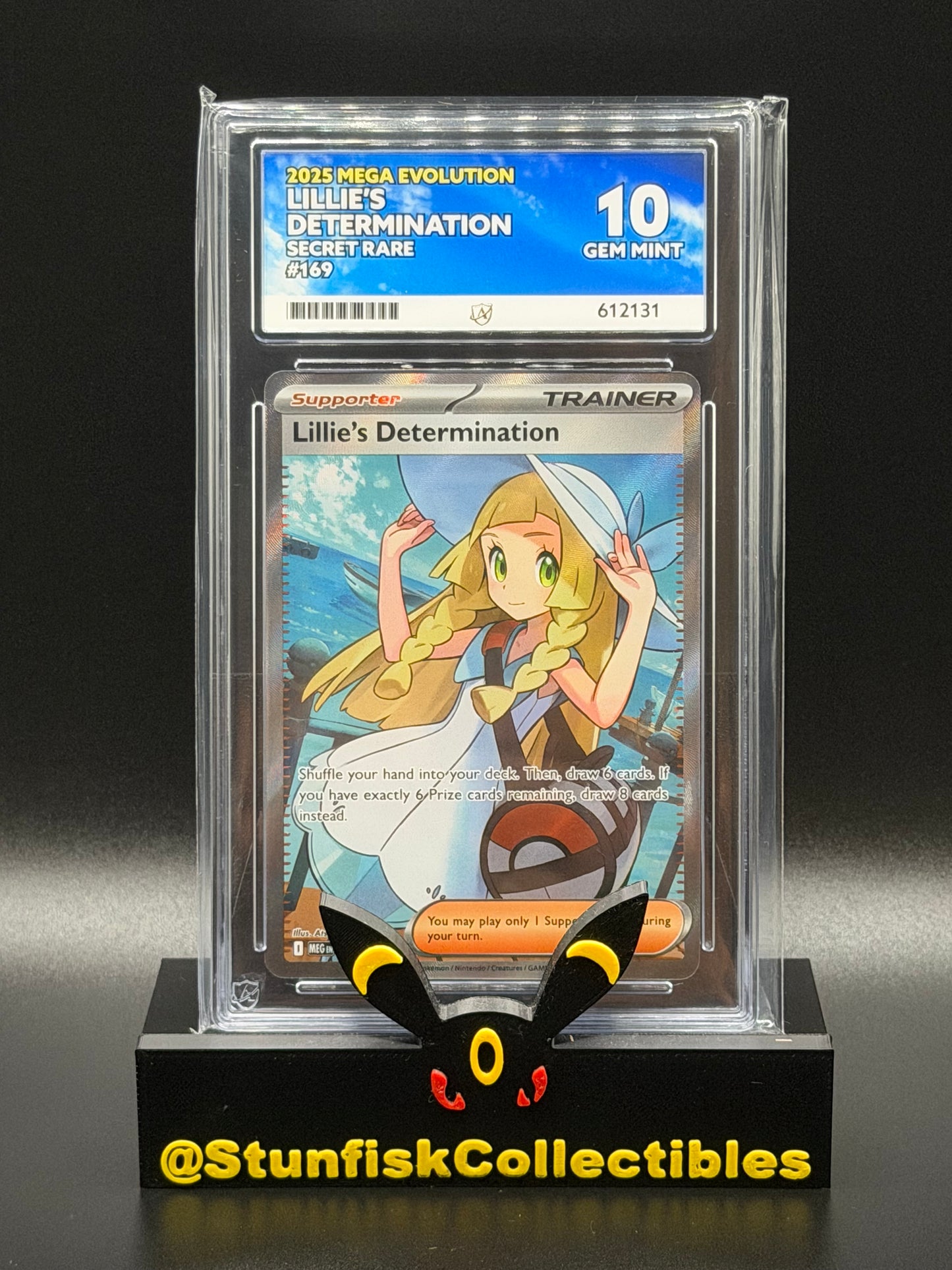 Lillies Determination Full Art - Ace 10 169/132 - Mega Evolutions - Perfect Subgrades