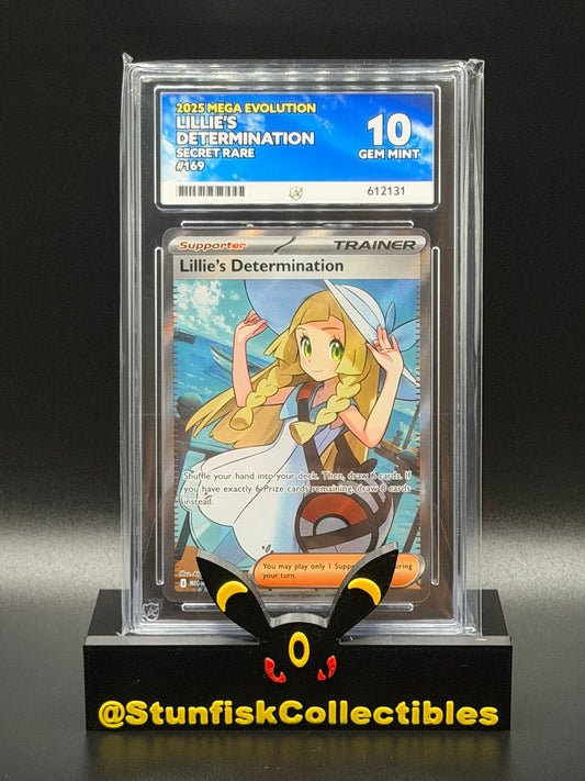 Lillies Determination Full Art - Ace 10 169/132 - Mega Evolutions - Perfect Subgrades