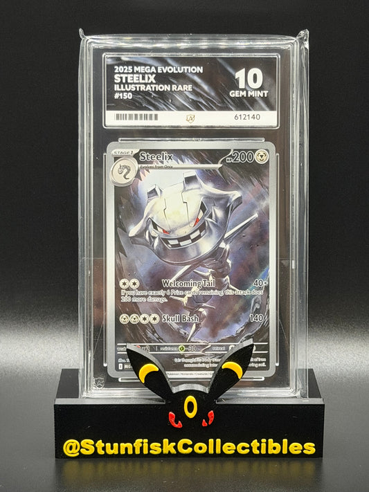 Steelix Illustration Rare - Ace 10 150/132 - Mega Evolutions - Perfect Subgrades