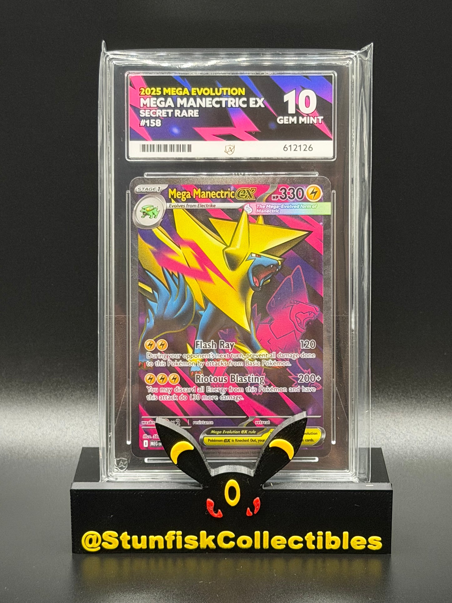 Mega Manectric Full art - Ace 10 158/132 - Mega Evolutions