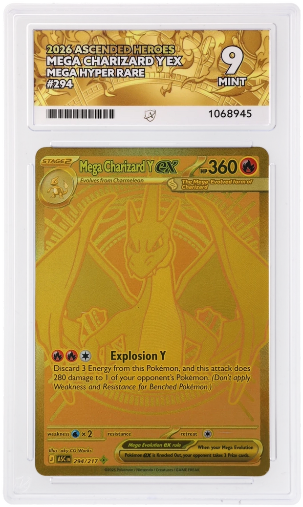 Mega charizard Y ex - Ace 9 294/217 - Ascended Heroes