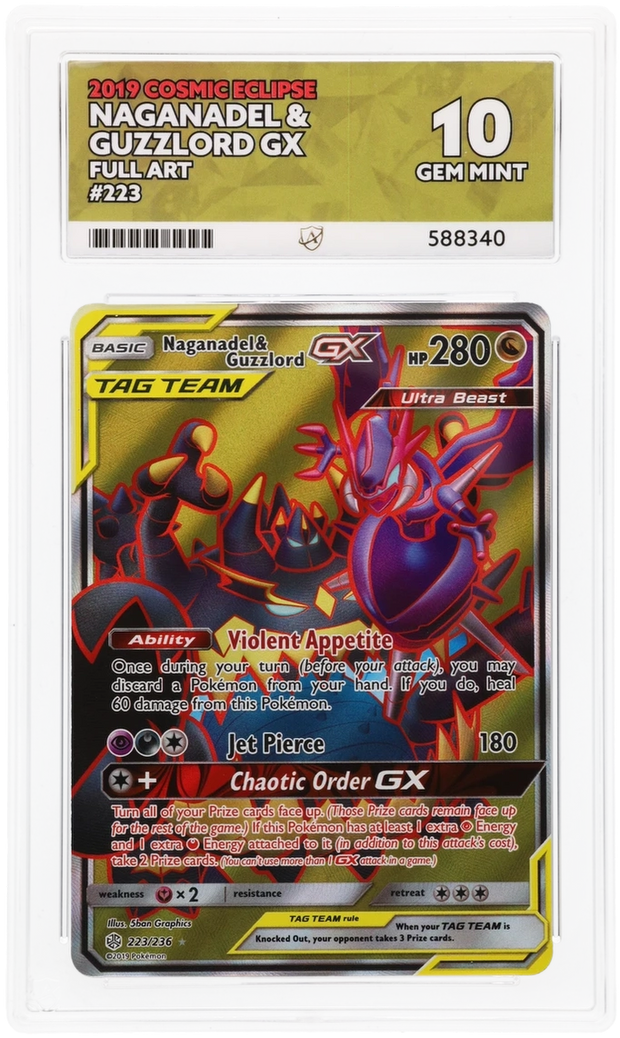 Naganadel & Guzzlord GX - ACE 10 223/236 - Cosmic Eclipse