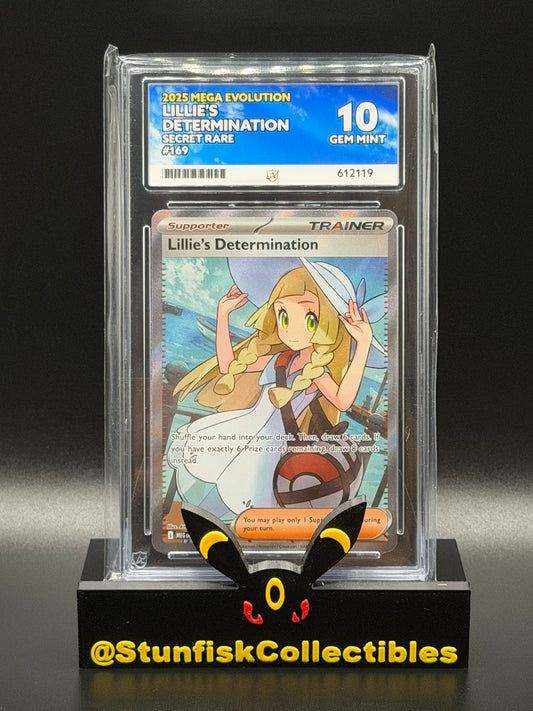 Lillies Determination Full Art - Ace 10 169/132 - Mega Evolutions - Perfect Subgrades