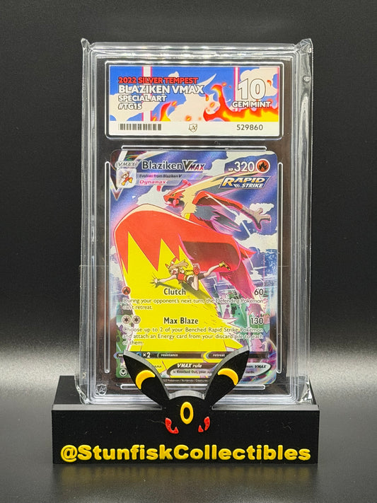 Blaziken Vmax Special Art - Ace 10 TG15/TG30 - Silver Tempest - Perfect Subgrades