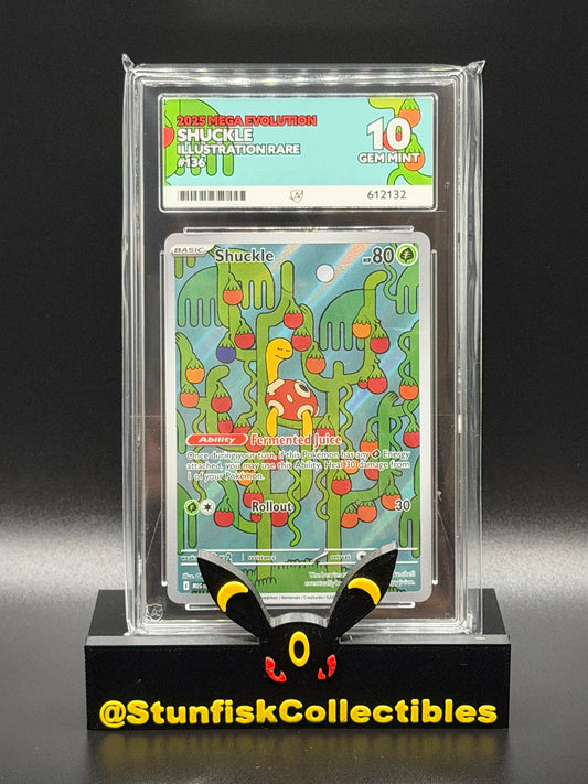 Shuckle Illustration Rare - Ace 10 136/132 - Mega Evolutions - Perfect Subgrades