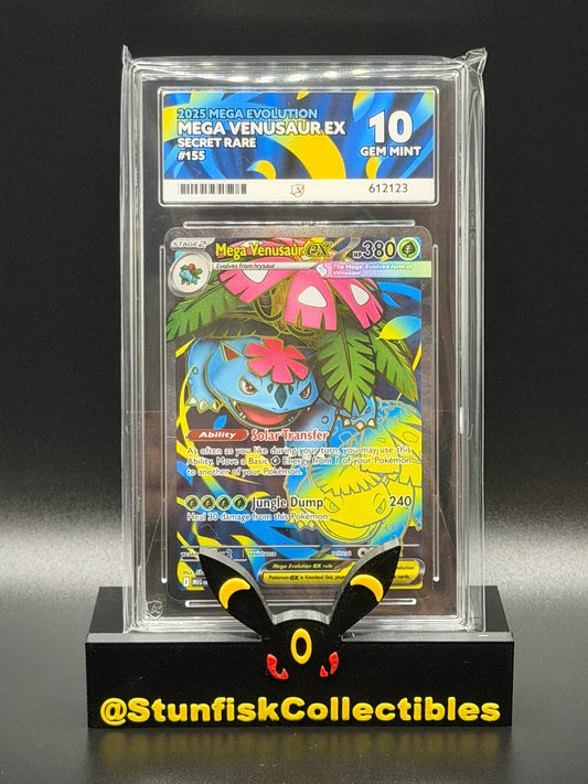 Mega Venasaur Full Art - Ace 10 155/132 - Mega Evolutions - Perfect Subgrades