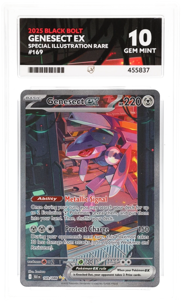 Genesect ex - Ace 10 169/086 - Black Bolt -