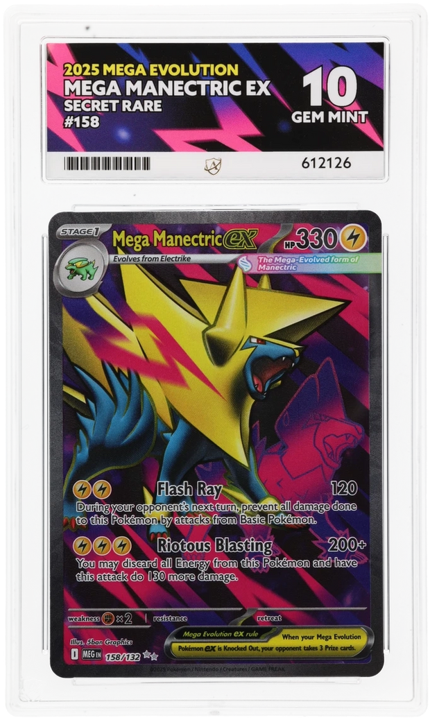 Mega Manectric Full art - Ace 10 158/132 - Mega Evolutions