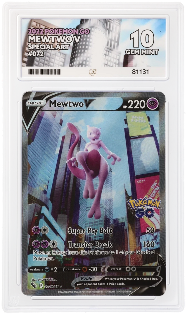 Mewtwo V - Ace 10 072/078 - Pokemon GO
