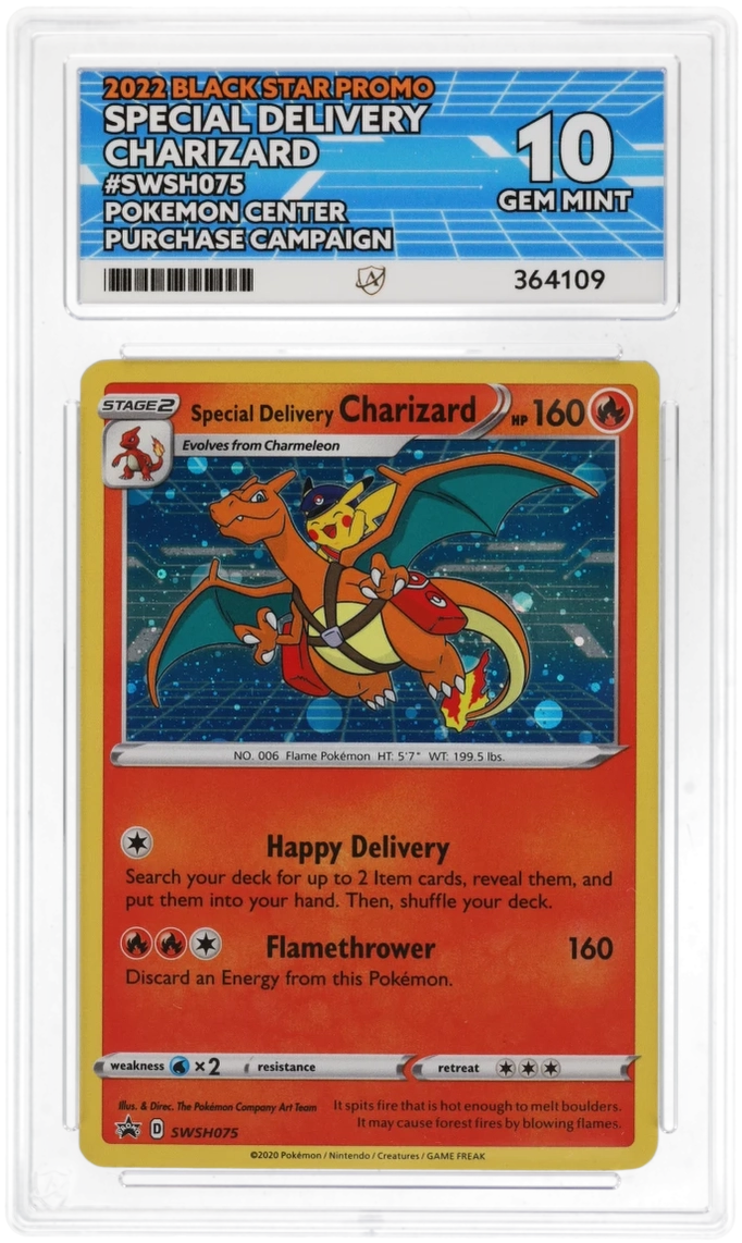 Special Delivery Charizard - Ace 10 SWSH075 - PC Purchase Campaign