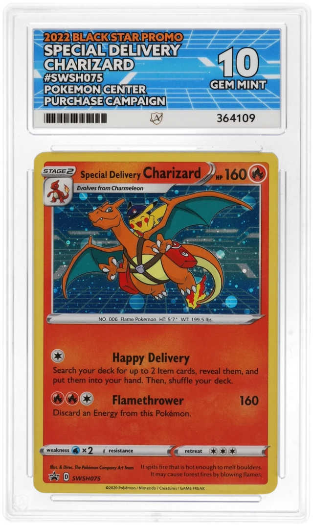 Special Delivery Charizard - Ace 10 SWSH075 - PC Purchase Campaign